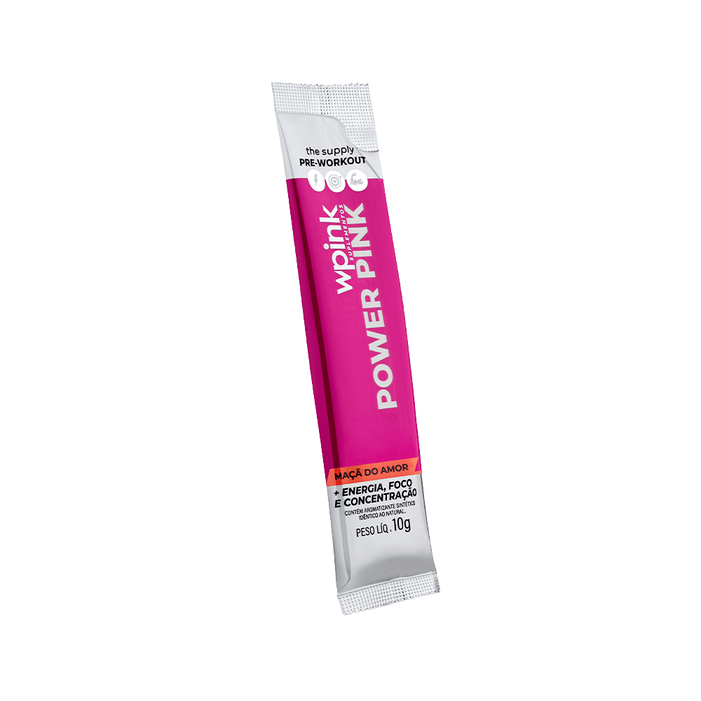 power pink de maçã do amor - pré-treino - 300g - wp - foto 3